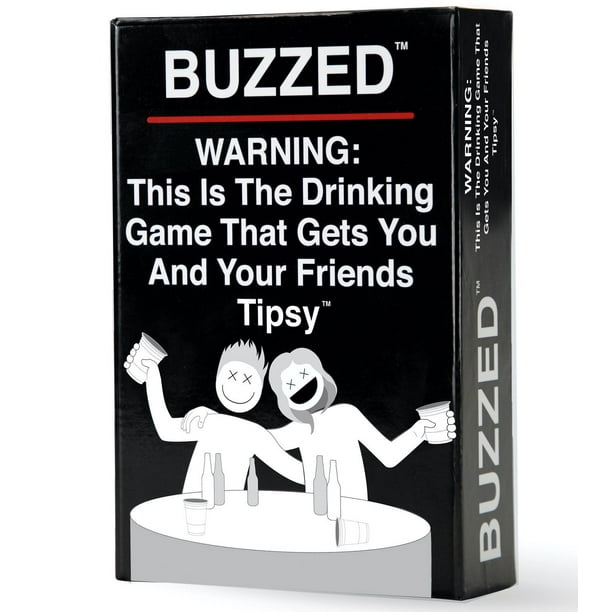 Buzzed Adult Party Game Jeu Gets You & Your Friends Tipsy! Jeu