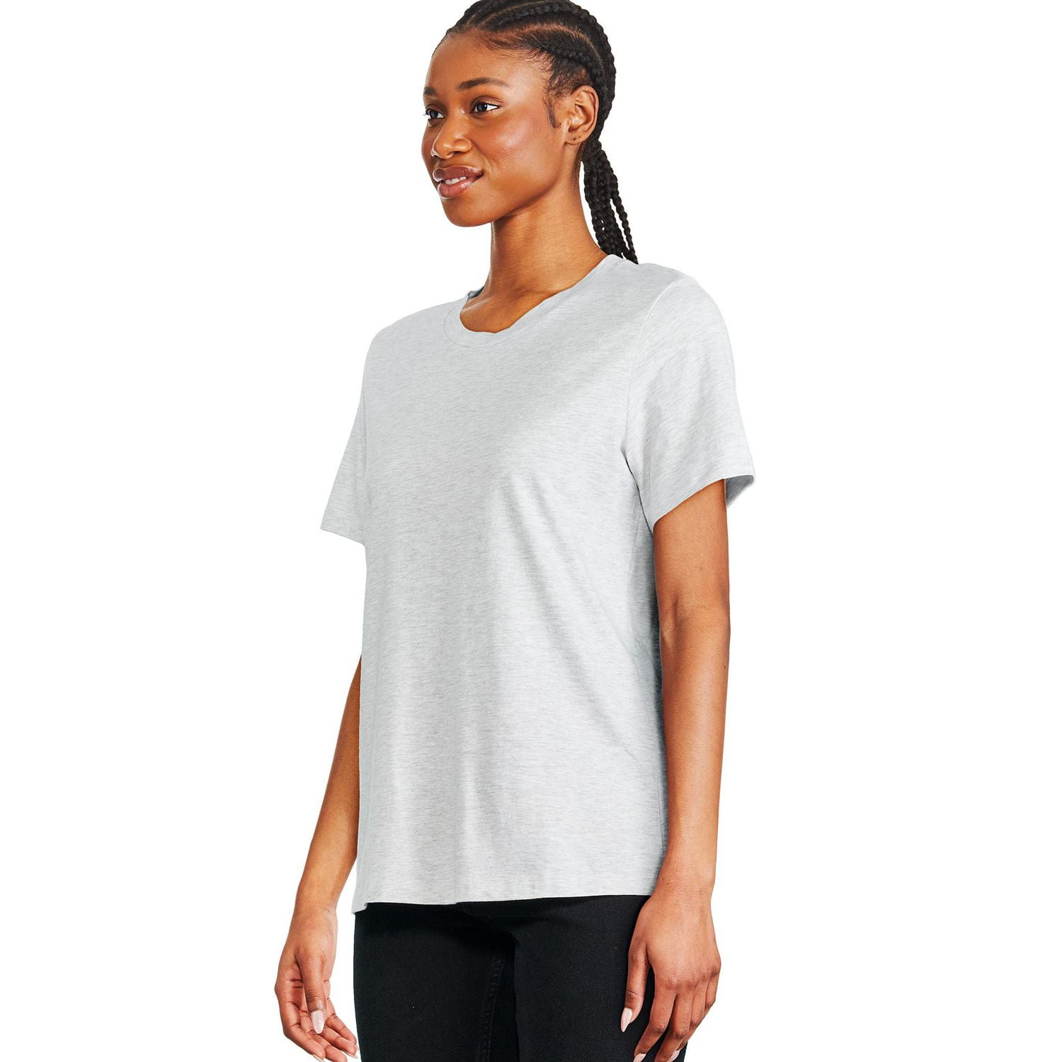 T-shirt à encolure ras du cou George pour femmes Tailles TP–TTG