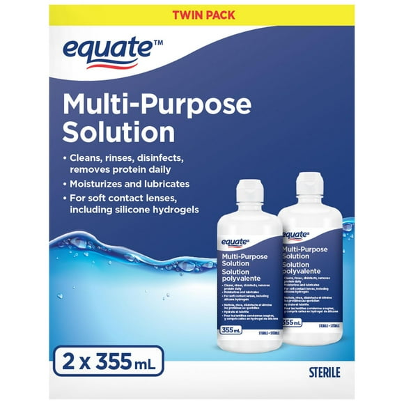 Equate Multi-Purpose Solution, 2 x 355 mL