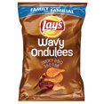 thumbnail image 1 of Lays® Wavy Smoky BBQ Potato Chips, 1 of 4