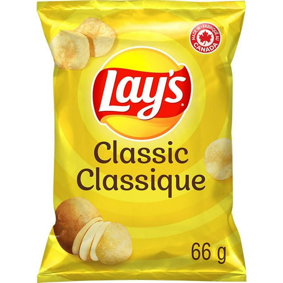 Lay's Classic potato chips, 66g