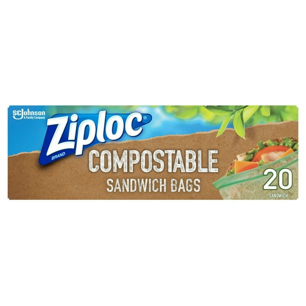 Ziploc®, Compostable Sandwich Bags, Ziploc® brand