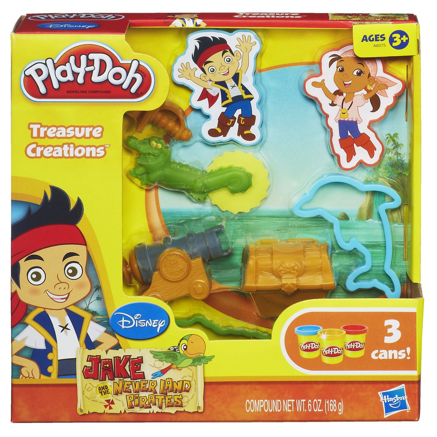 PlayDoh Treasure Creations Set Featuring Jake and the Never Land