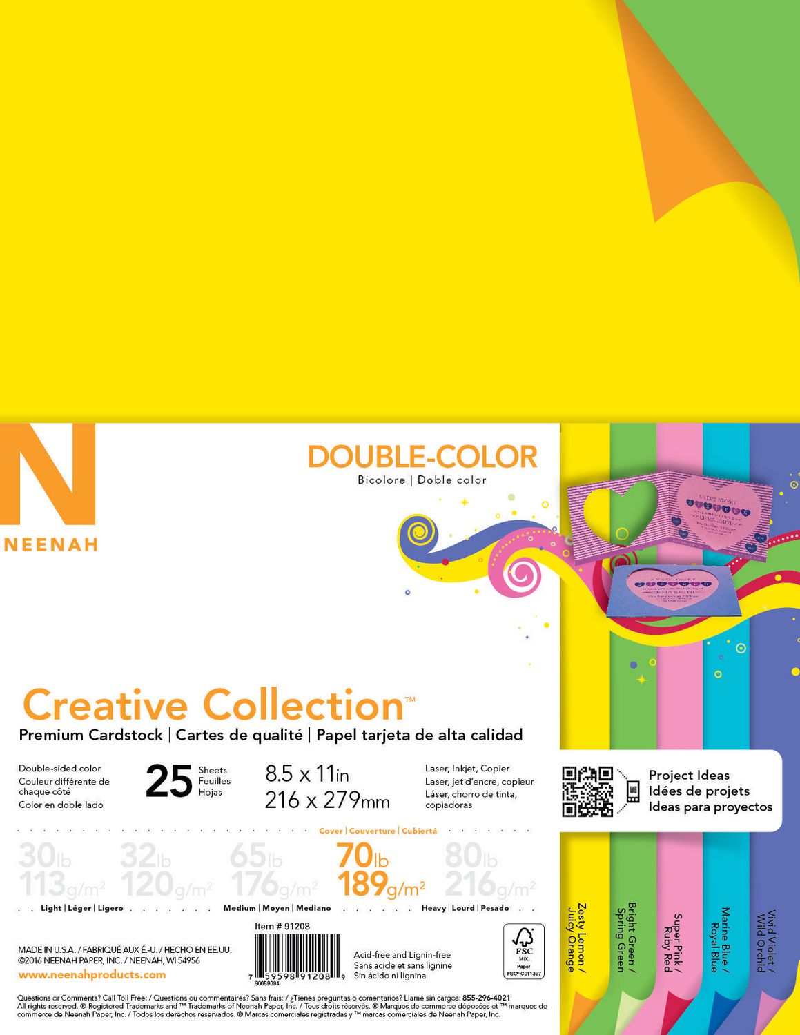 neenah creative collection premium cardstock kraft 65 lb