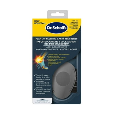Dr. Scholl's® Plantar Fasciitis & Achy feet Relief Arch Support Sleeve, Unisex, 1 Pair
