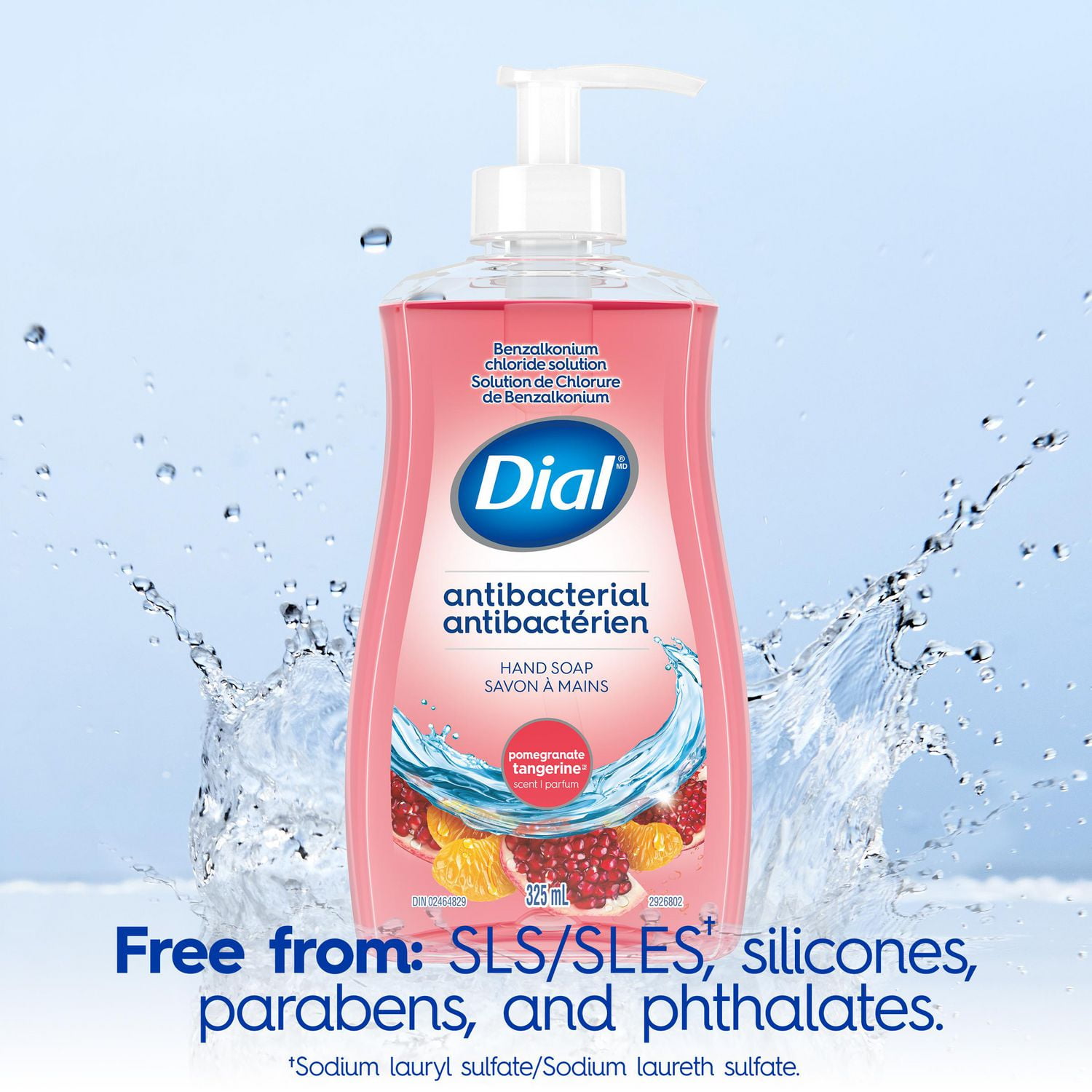 Dial antibacterial hand soap pomegranate & tangerine sale