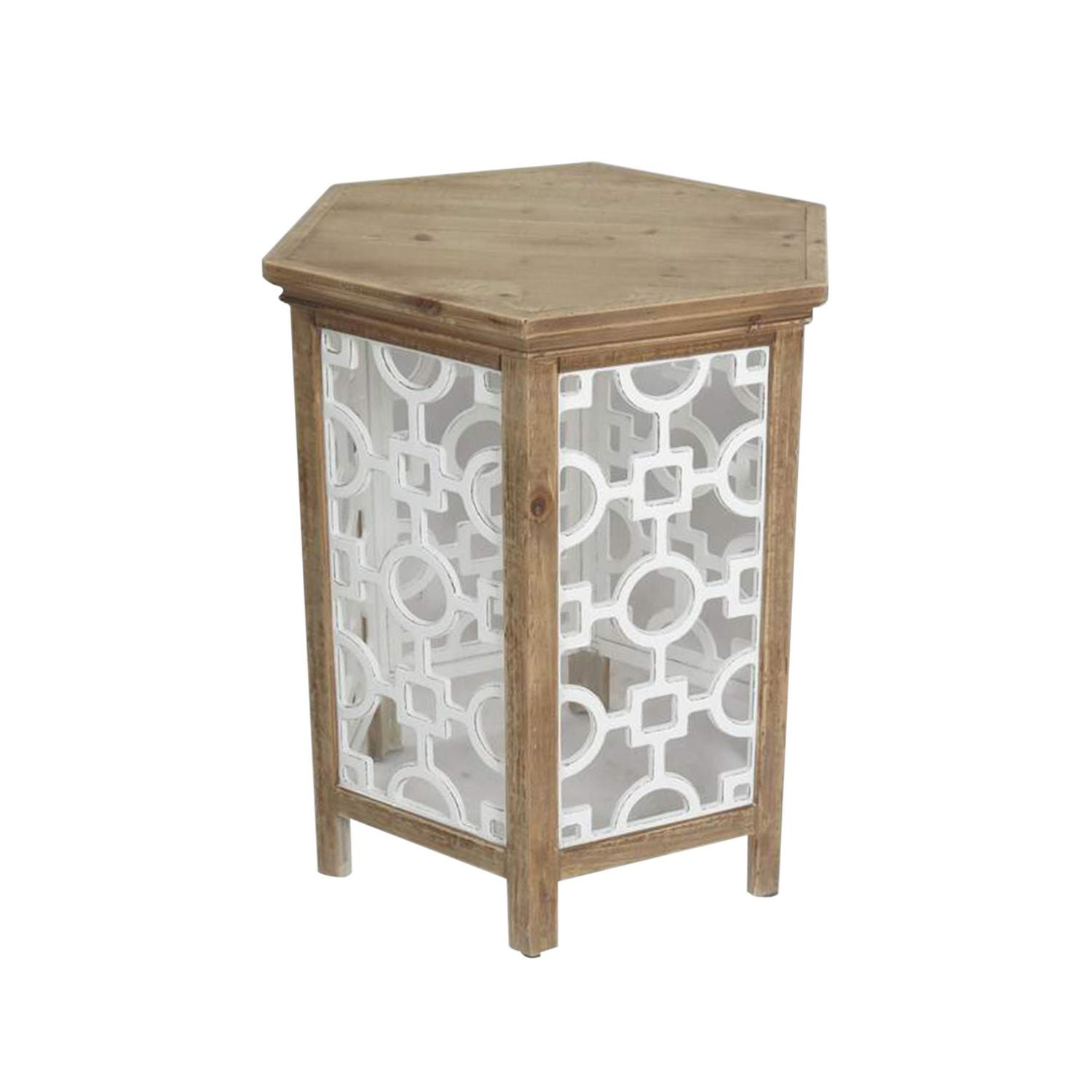 hometrends Hexagonal Top Accent Table Walmart Canada