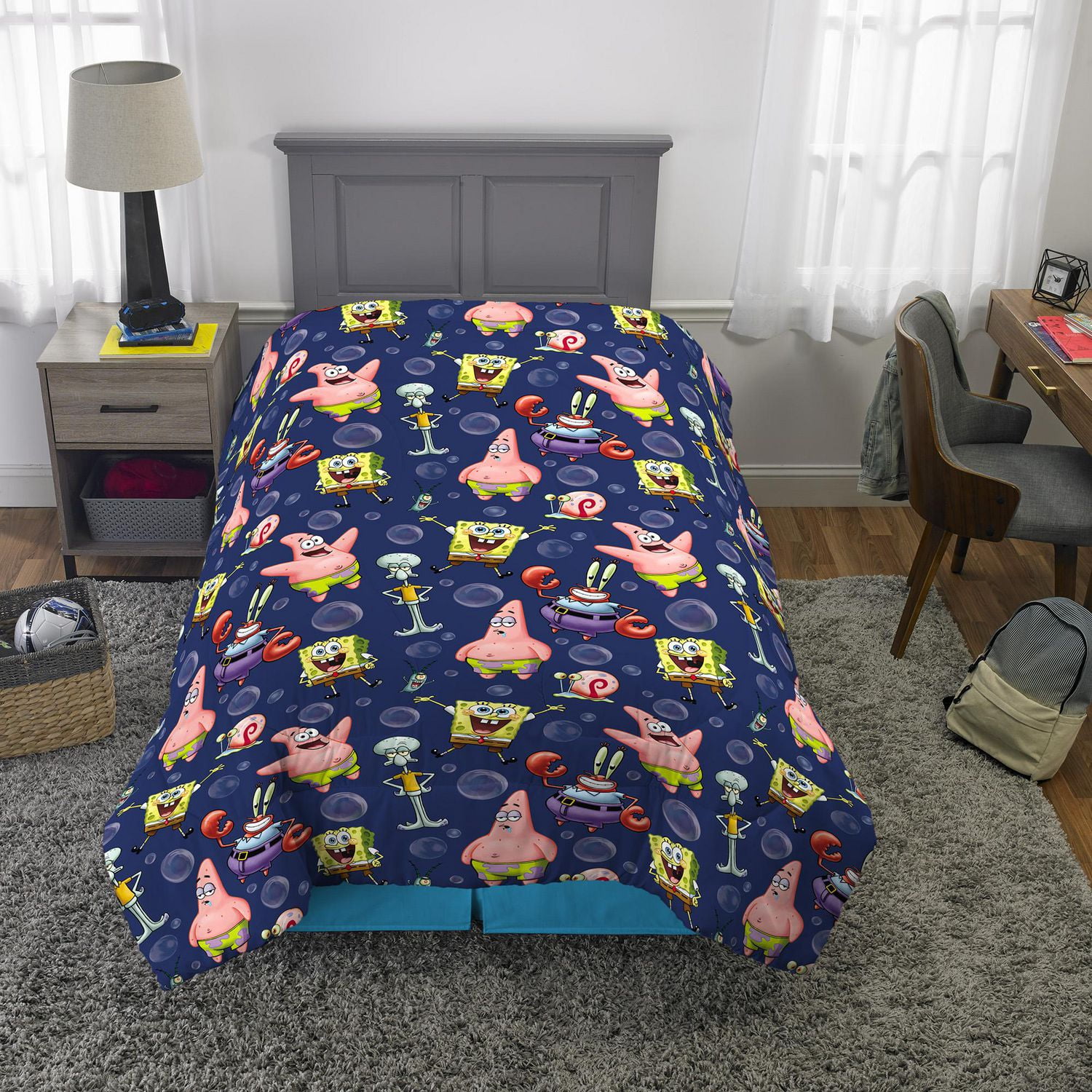 Bed cover spongebob best sale