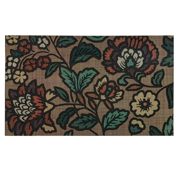 Mohawk Home Garden At Dusk Earth 1' 6" X 2' 6" Door Mat