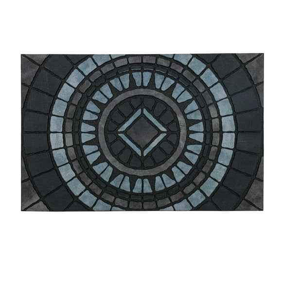Mohawk Home Compass Stone Grey 1'11" X 2'11" Door Mat