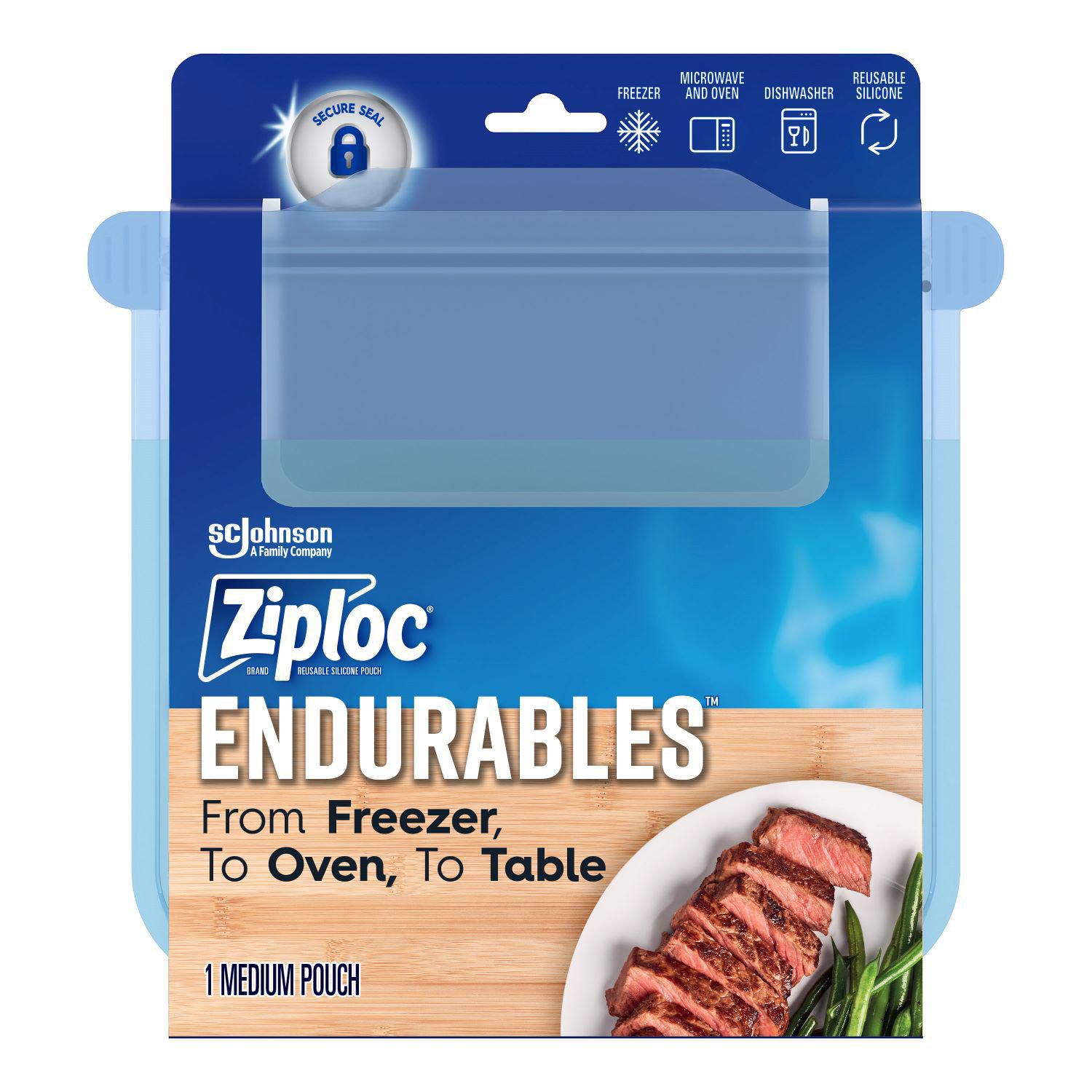 Ziploc Endurables sachet moyen 473 ml du cong lateur au four