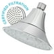 Brondell Vivaspring Filtered Showerhead in Chrome with Slate Face - image 1 of 9