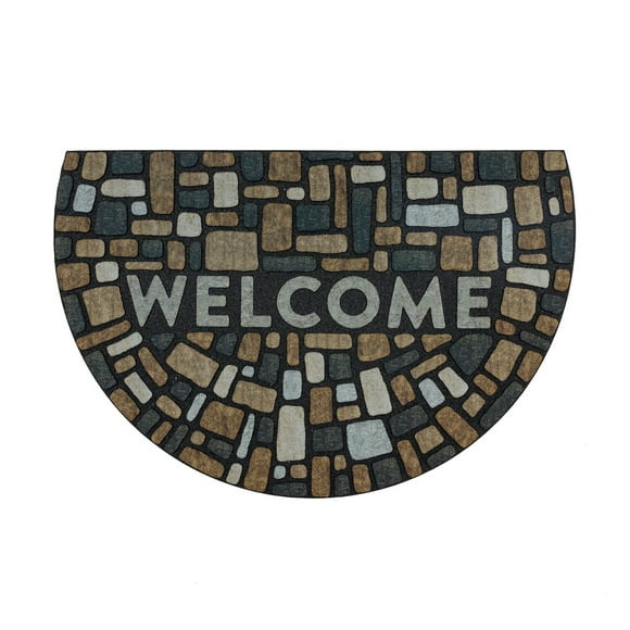 Mohawk Home Drifted Nature Rocks Multi 1'11" X 2'11" Door Mat