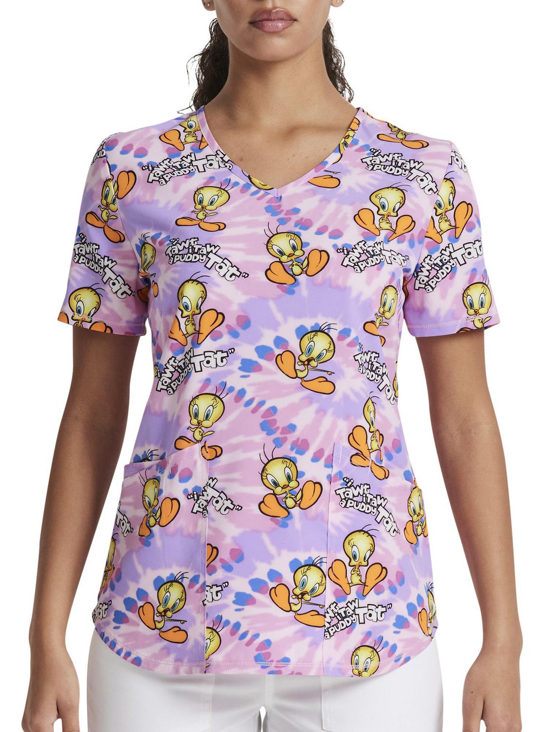 Looney tunes store scrub tops