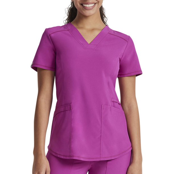 Scrubstar Women's Active Stretch Ethical Fabric VNeck Scrub Top WC653