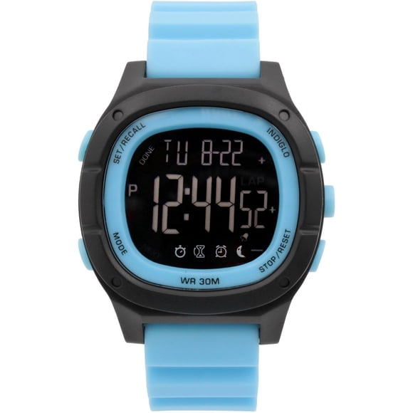 Blue & Black Digital Sport Watch