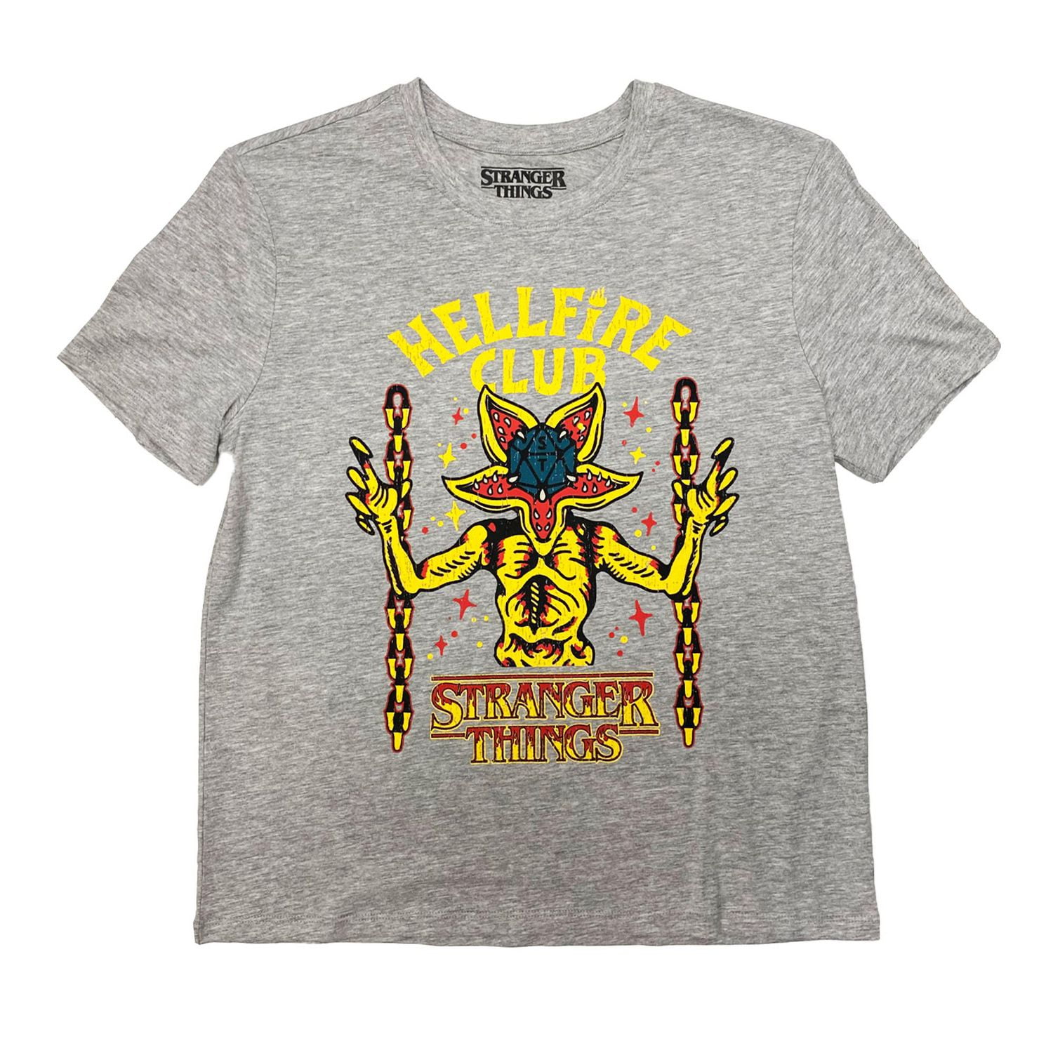 Stranger Things Ladies Hellfire Roll Short Sleeve T-Shirt, Sizes: XS-XL