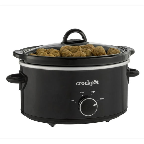 Crockpot 4-Quart Classic Slow Cooker, Black