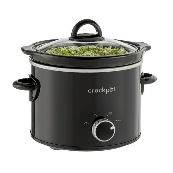 Crockpot 2-Quart Classic Slow Cooker, Small Slow Cooker, Black