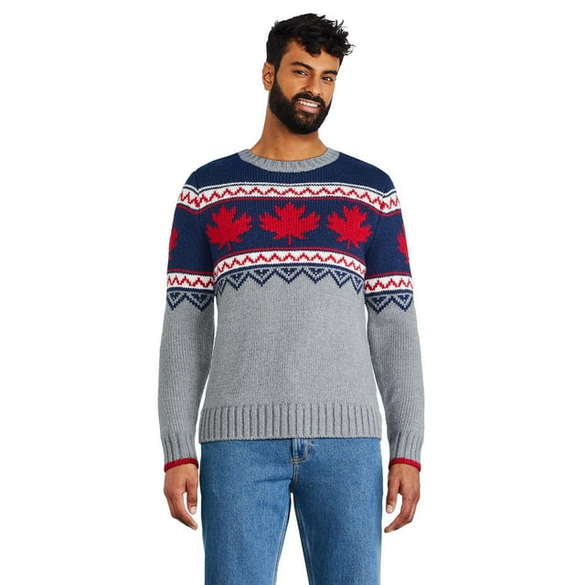 Canadiana Adults' Gender Inclusive Nordic Pullover