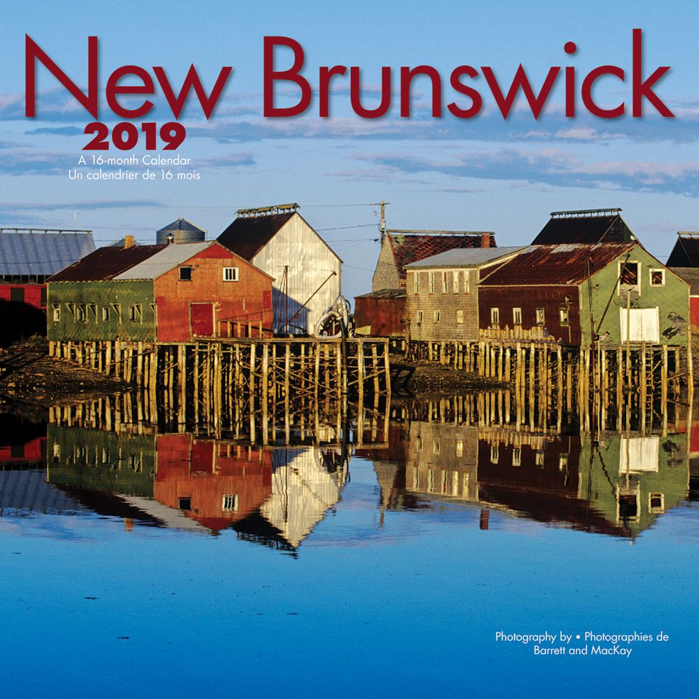 2019 New Brunswick Calendar Walmart Canada