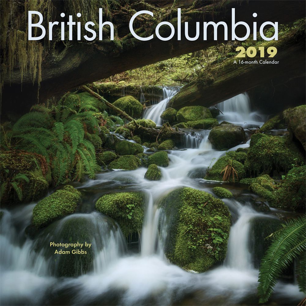 2019 British Columbia Calendar Walmart Canada