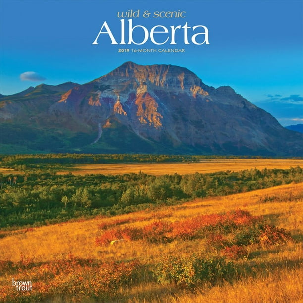 2019 Alberta, Sauvage et pittoresque Calendrier
