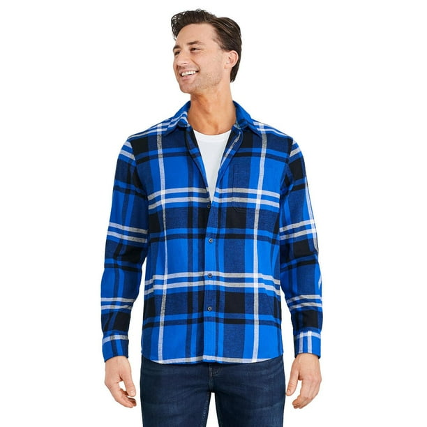 George Mens Flannel Shirt Walmart Ca