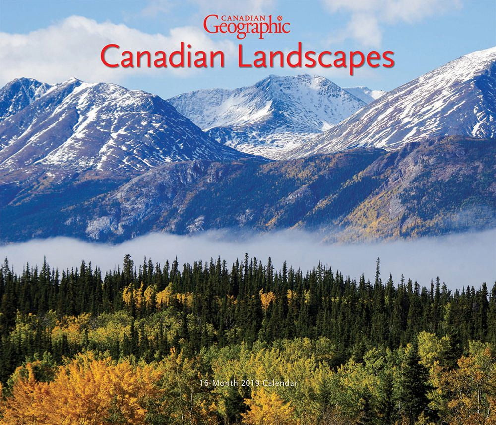 2019 Canadian Geographic Canadian Landscapes Deluxe Calendar Walmart
