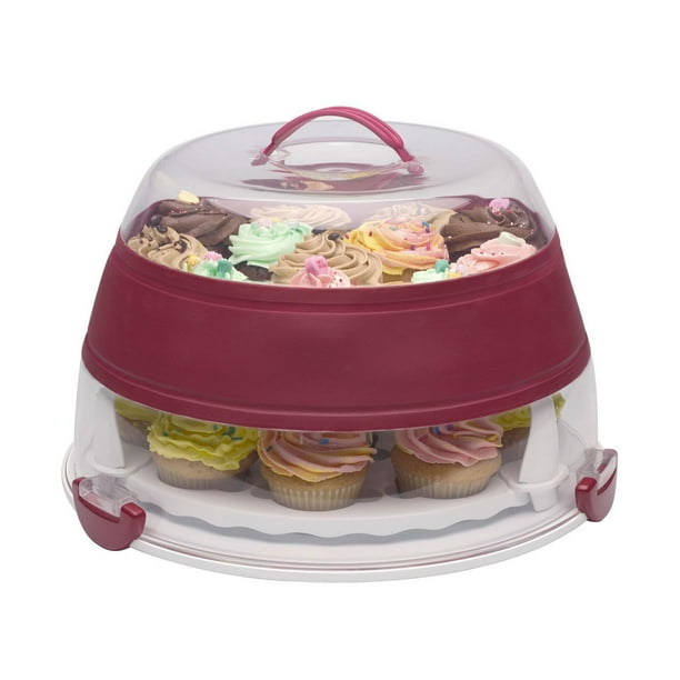 Starfrit Collapsible Cupcake & Cake Carrier - Walmart.ca