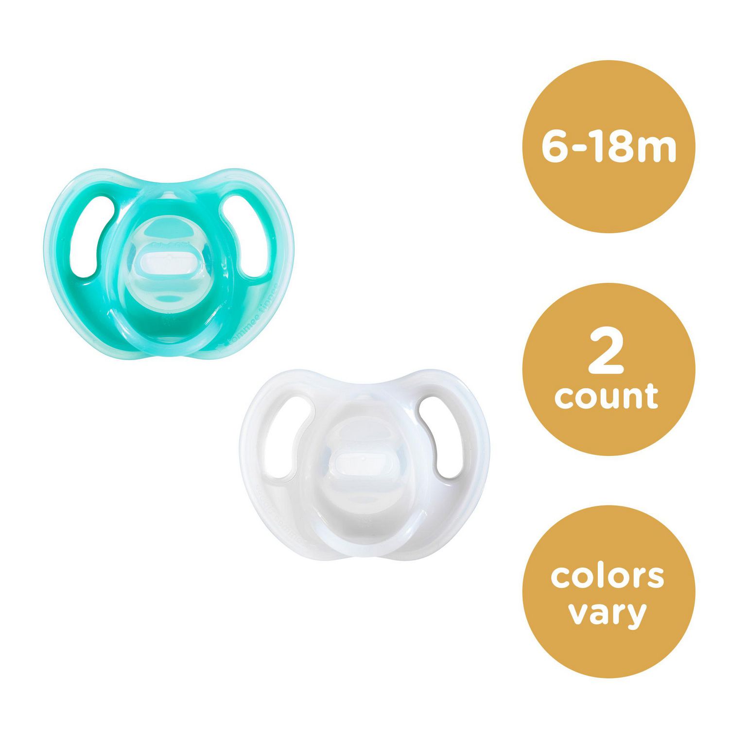 Tommee tippee 43335772 - 2 sucettes Fun en silicone (0-6 mois) - Comparer  avec