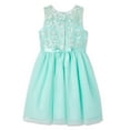 thumbnail image 2 of Robe en maille brodée George pour filles, 2 of 2