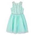 thumbnail image 1 of Robe en maille brodée George pour filles, 1 of 2