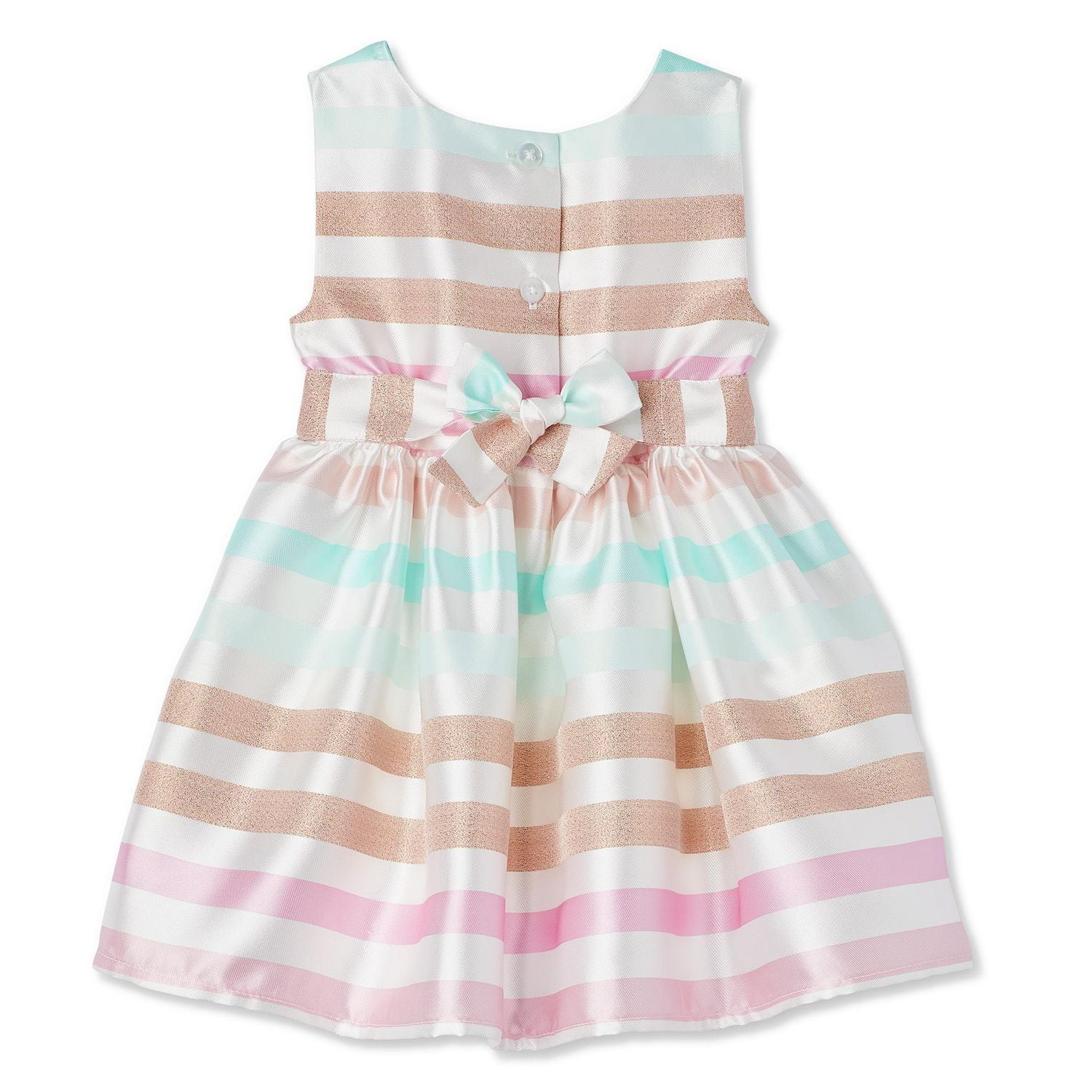 George Baby Girls' Satin Striped Dress