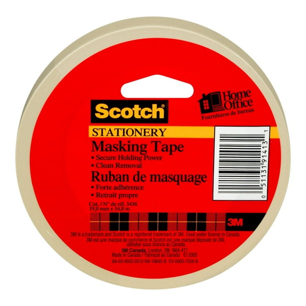 Ruban de masquage Surfaces Délicates Scotch®, 24 mm x 41 m, 1