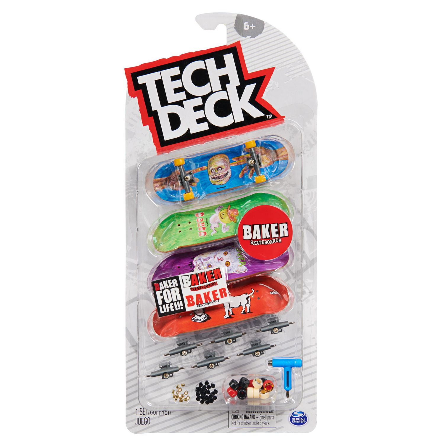 Skate de Dedo Tech Deck - Pack com 4 - Multikids - MP Brinquedos