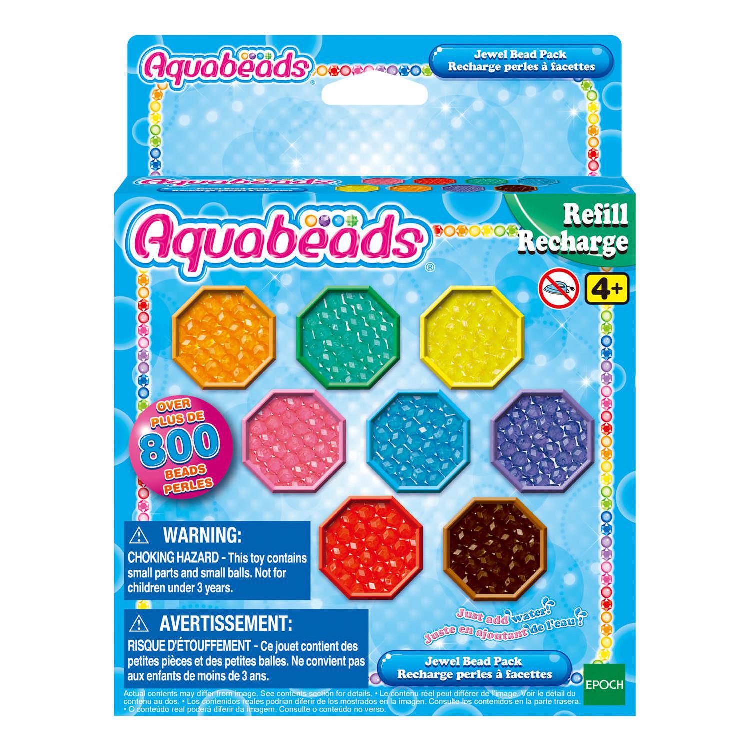 Aquabeads Mega Bead Set, Arts & Crafts Bead Refill Kit for Children, Over  2,400 beads and storage case 