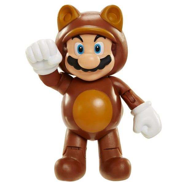 Figurine de 4 po Monde de Nintendo - Tanooki Mario