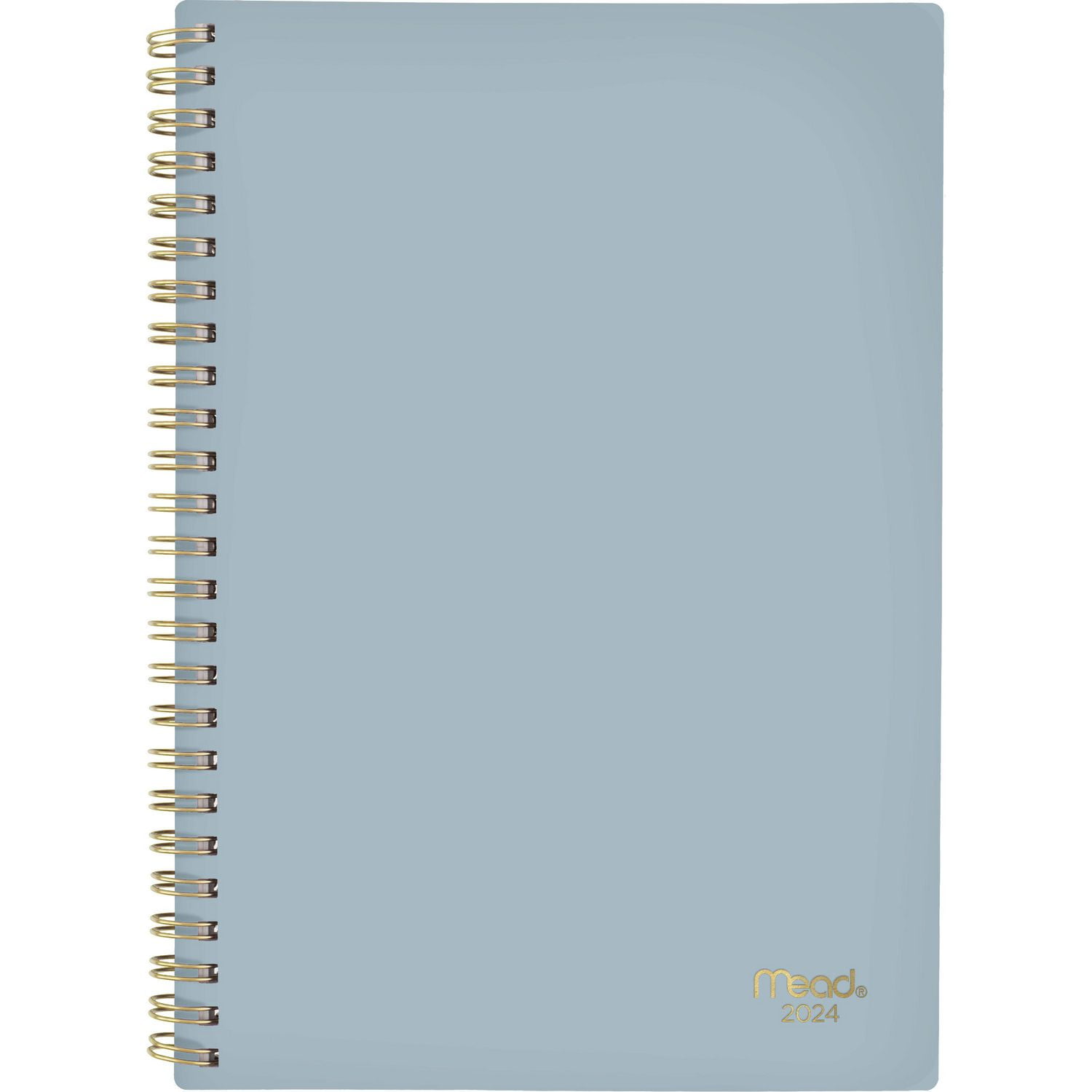 Mead Small Sky Gray 2024 Weekly/Monthly Planner