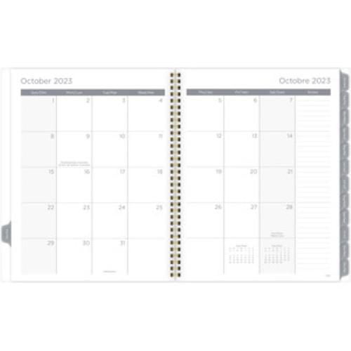 Mead Large Garden Green 2024 Weekly/Monthly Planner, Planner