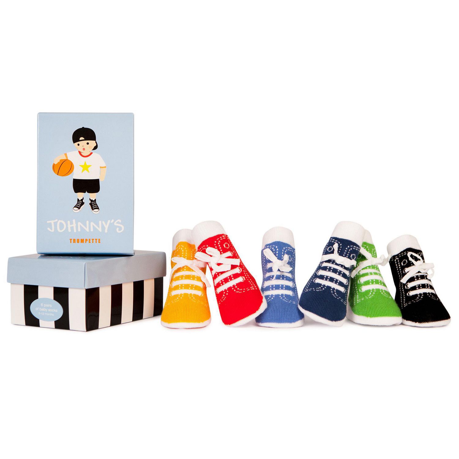 Trumpette - Baby Toddler Boys Johnny's Brights Socks Baby Shower