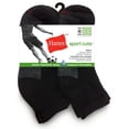 thumbnail image 1 of Hanes Men's 6 Pack Sport Cuts Ankle Socks, 1 of 4