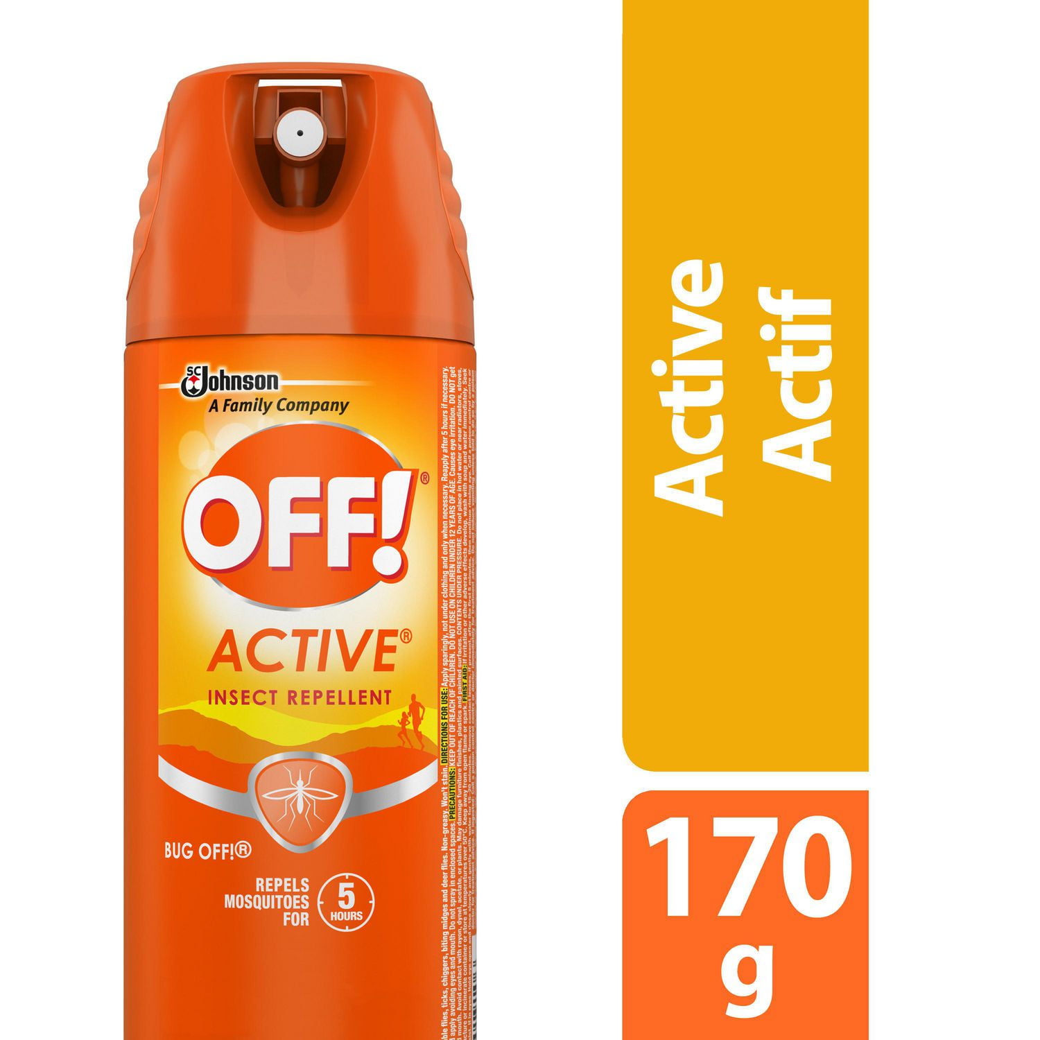 OFF! Active Mosquito Insect Repellent Spray, 170g Walmart Canada