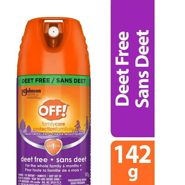 OFF! Family Care Mosquito Insect Repellent Spray Deet Free, 142g