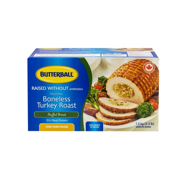 Butterball Boneless Turkey Roast, Stuffed Breast Raised without