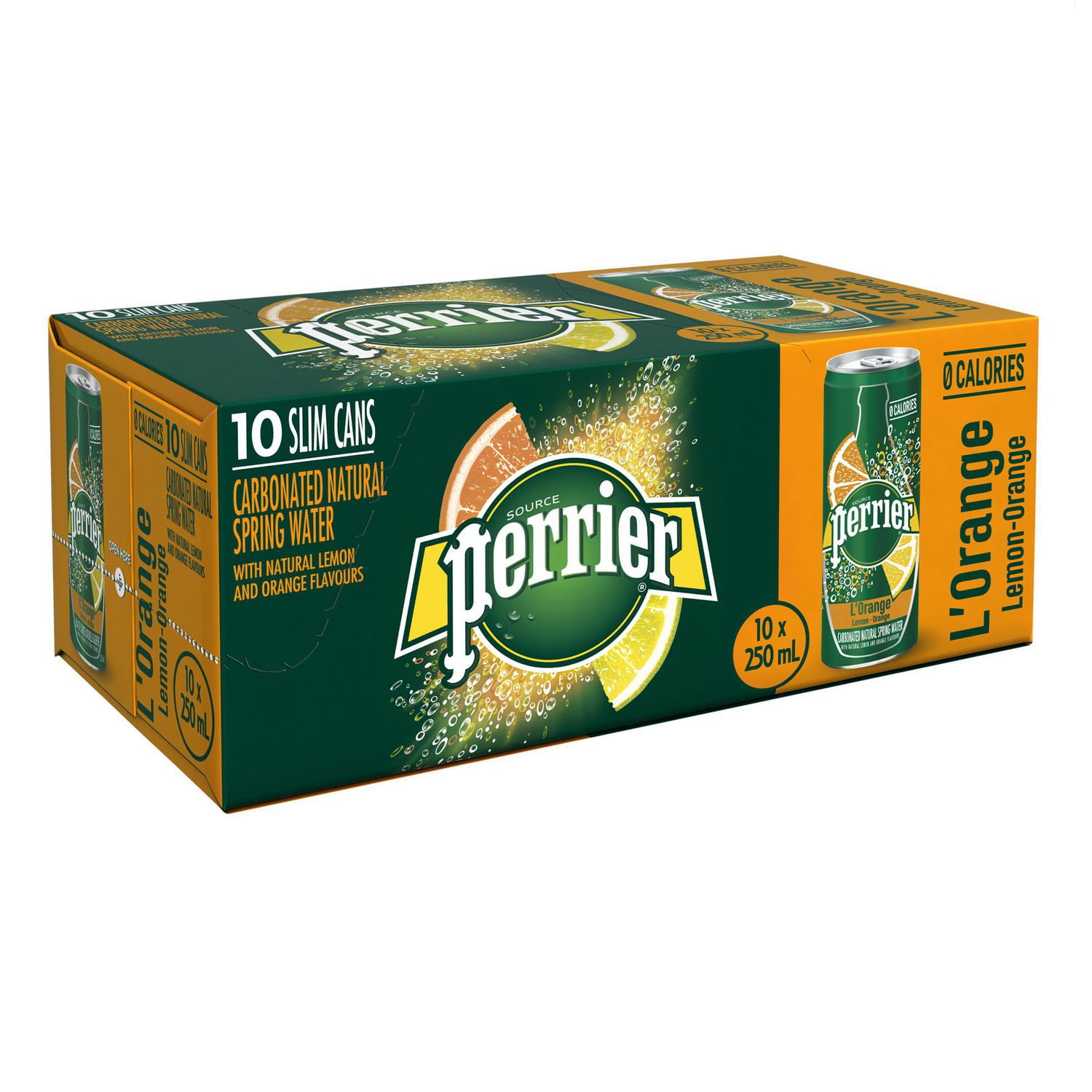 Perrier Carbonated Natural Spring Water Lemon Orange Walmart Canada