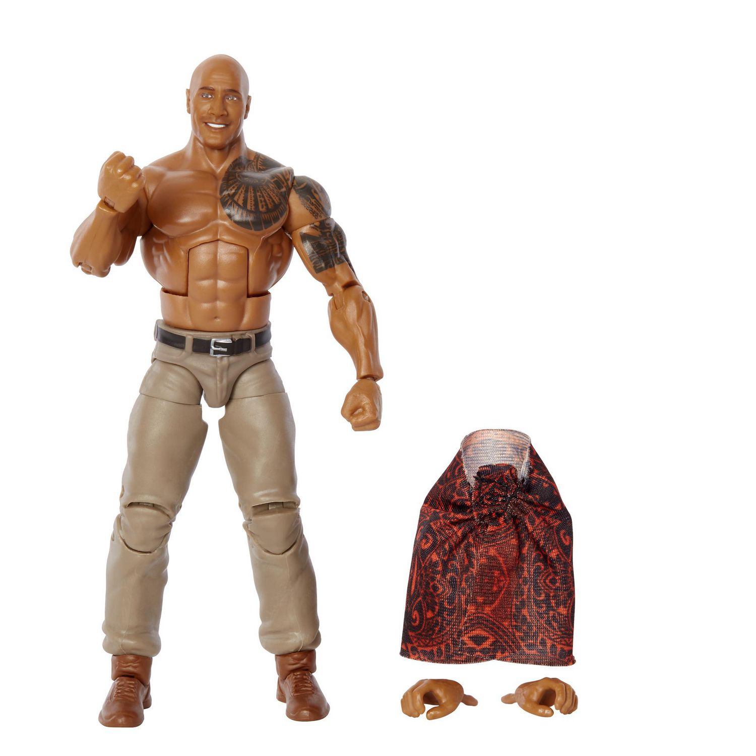 WWE Figurine articulée Élite WrestleMania The Rock