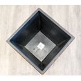 thumbnail image 2 of Grapevine Light Grey and Black Zinc and Wicker Planters, 2 of 4
