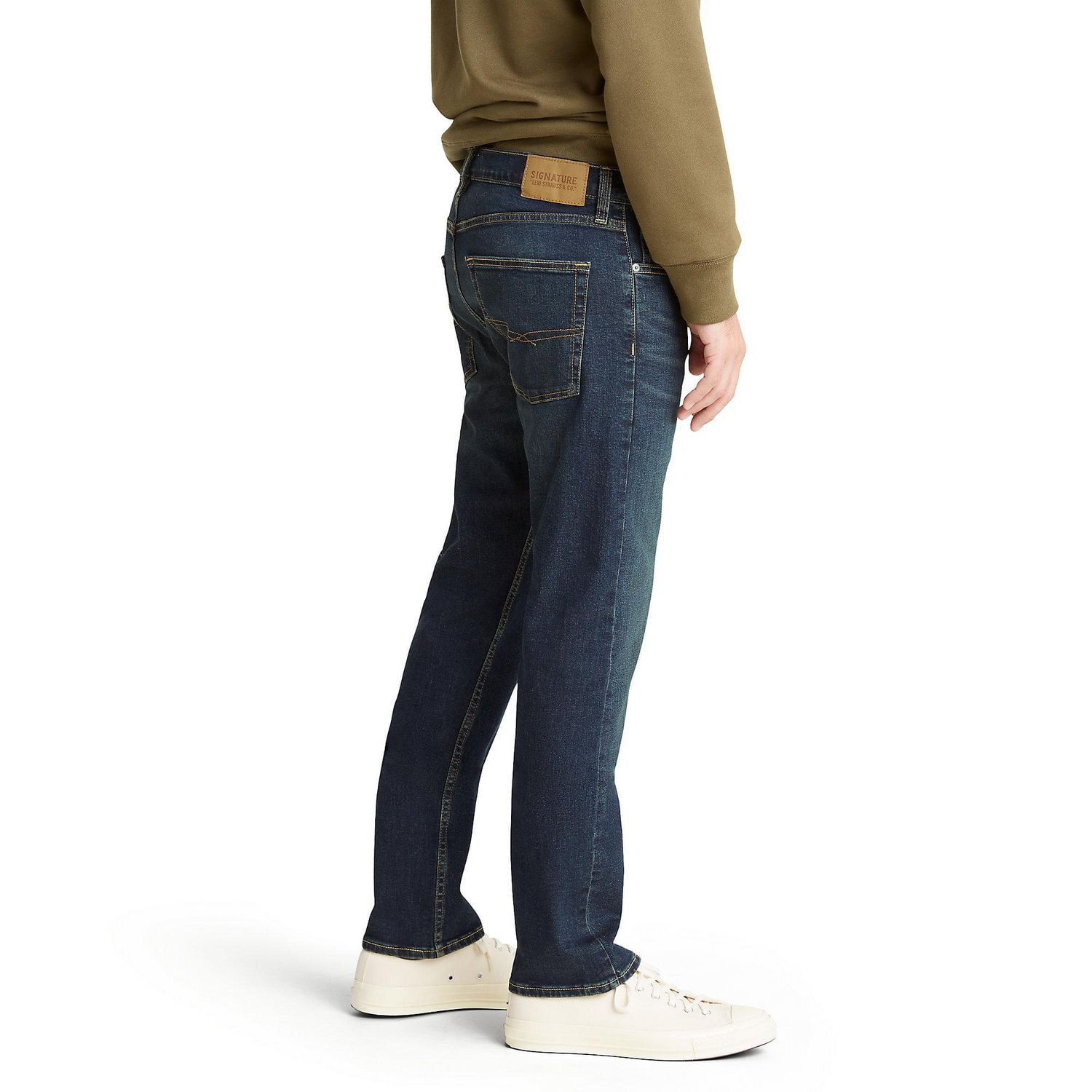 Signature by Levi Strauss & Co.® Men's Straight Fit Jeans, Available sizes:  29 – 42 