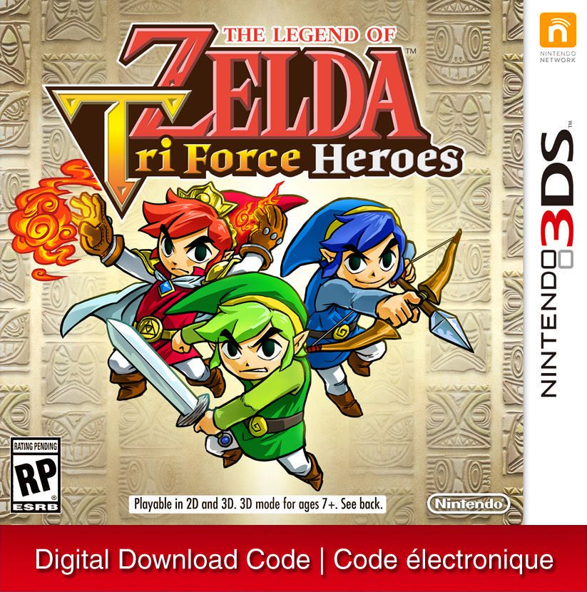 the legend of zelda tri force heroes nintendo 3ds download